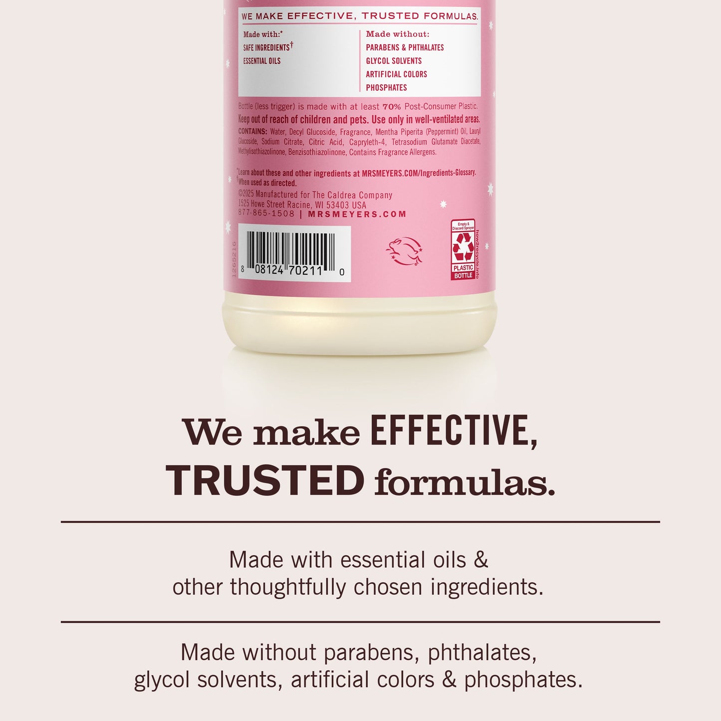 Peppermint Multi-Surface Cleaning Spray 3-Count Bundle | Mrs. Meyer's Clean Day