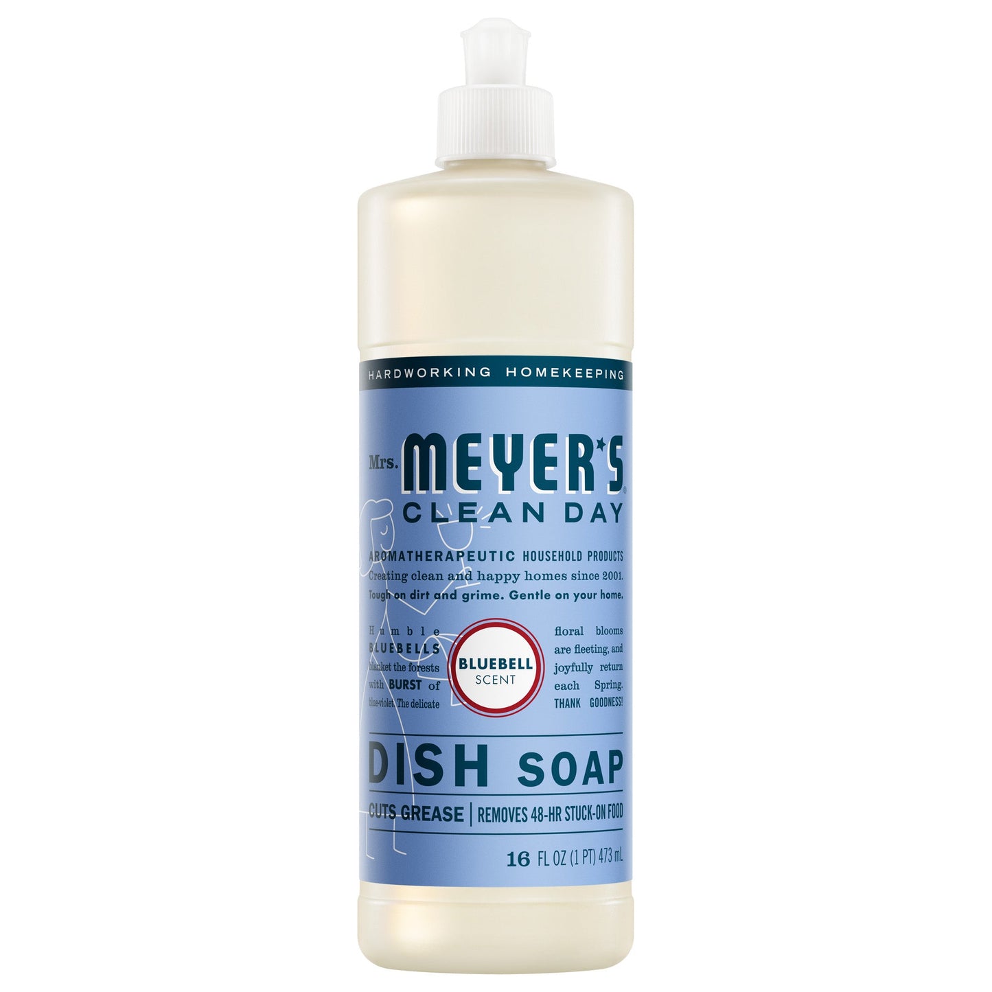 Bluebell Dish Soap for Kitchen Cleanup | Mrs. Meyer's Clean Day