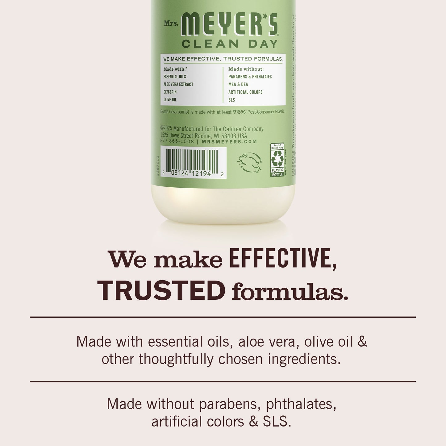Watercress Hand Care Soap | Mrs. Meyer's Clean Day