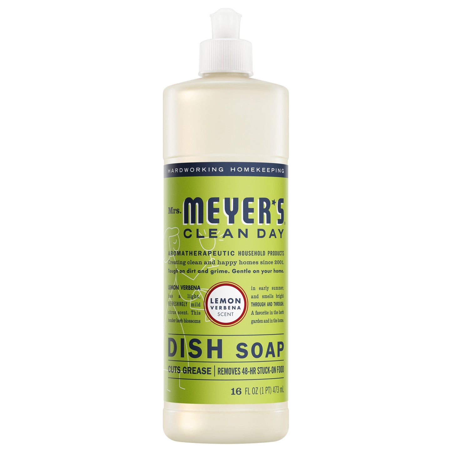 Lemon Verbena Dish Soap for Kitchen Cleanup | Mrs. Meyer's Clean Day