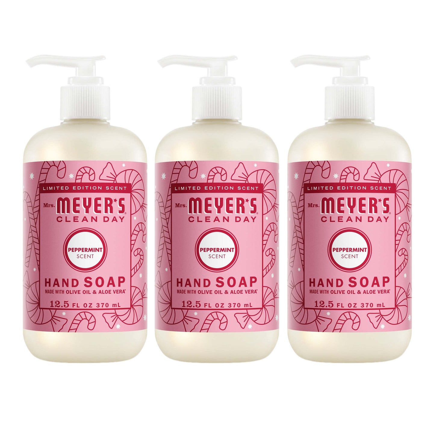 Peppermint Hand Care Soap 3-Count Bundle | Mrs. Meyer's Clean Day