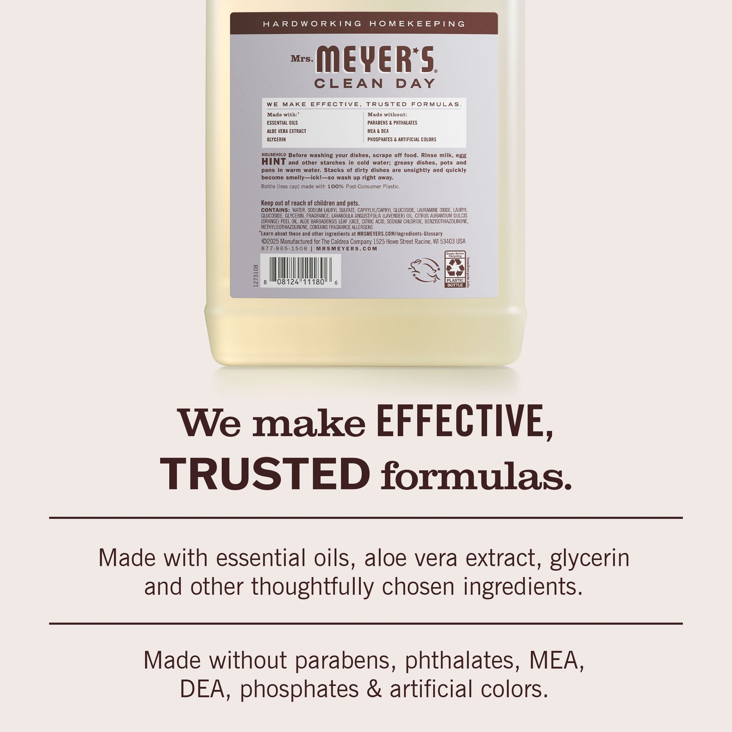 Lavender Dish Soap Refill Bottle | Mrs. Meyer's Clean Day