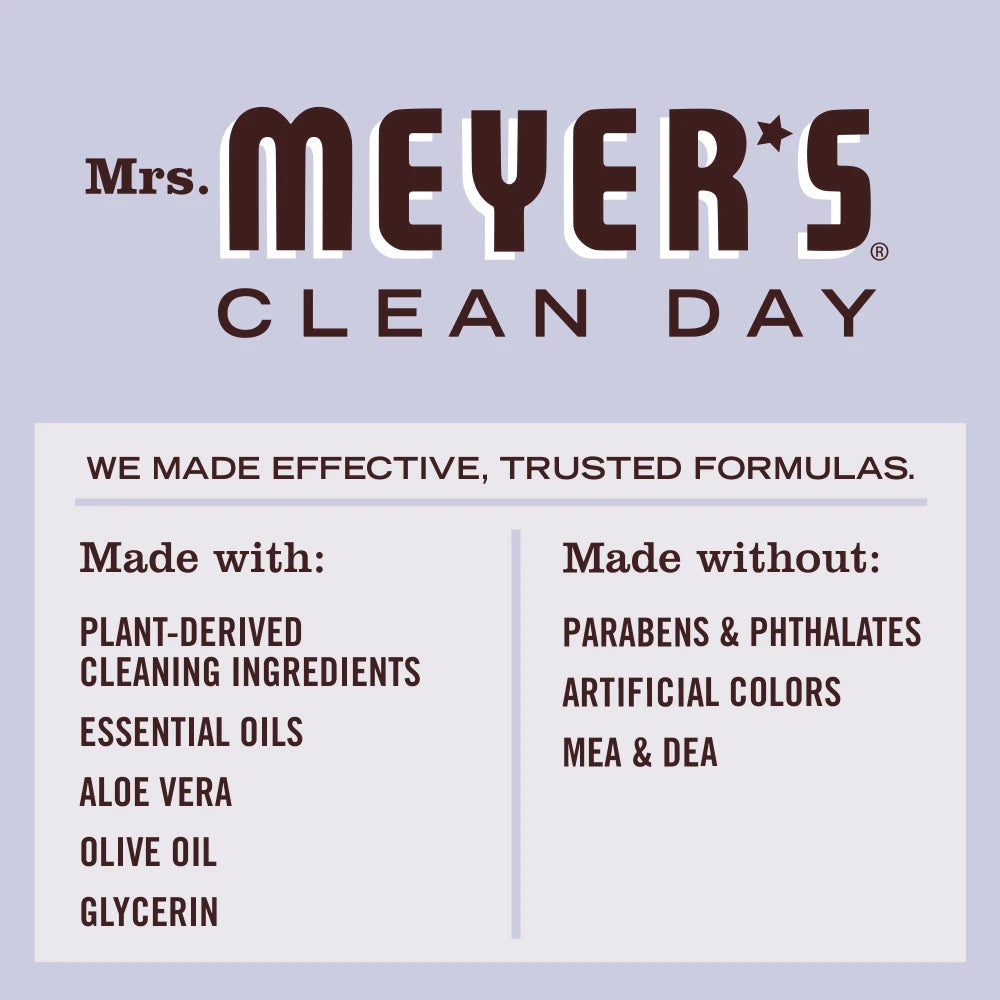 Lavender Foaming Hand Soap Concentrate Refills 2-Pack Home Essential | Mrs. Meyer's Clean Day