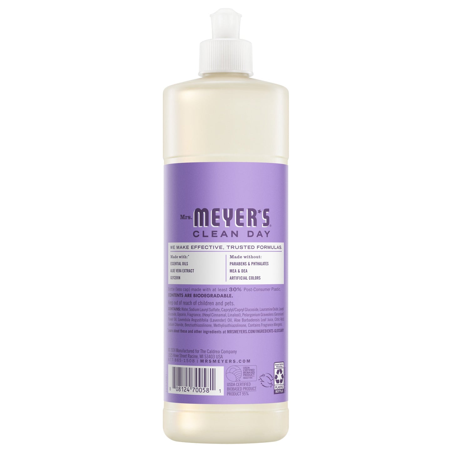 Lilac Dish Soap for Kitchen Cleanup | Mrs. Meyer's Clean Day