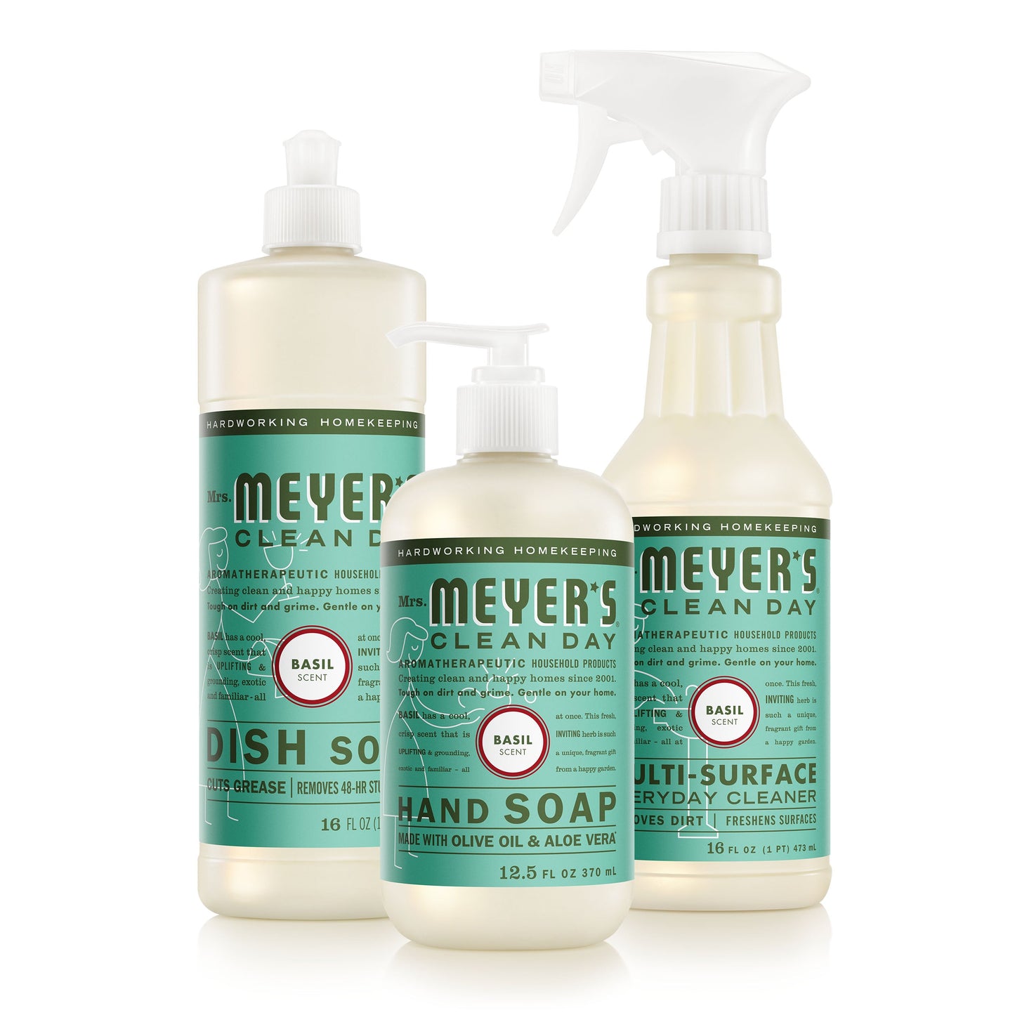 Basil Kitchen Basics Bundle | Mrs. Meyer's Clean Day