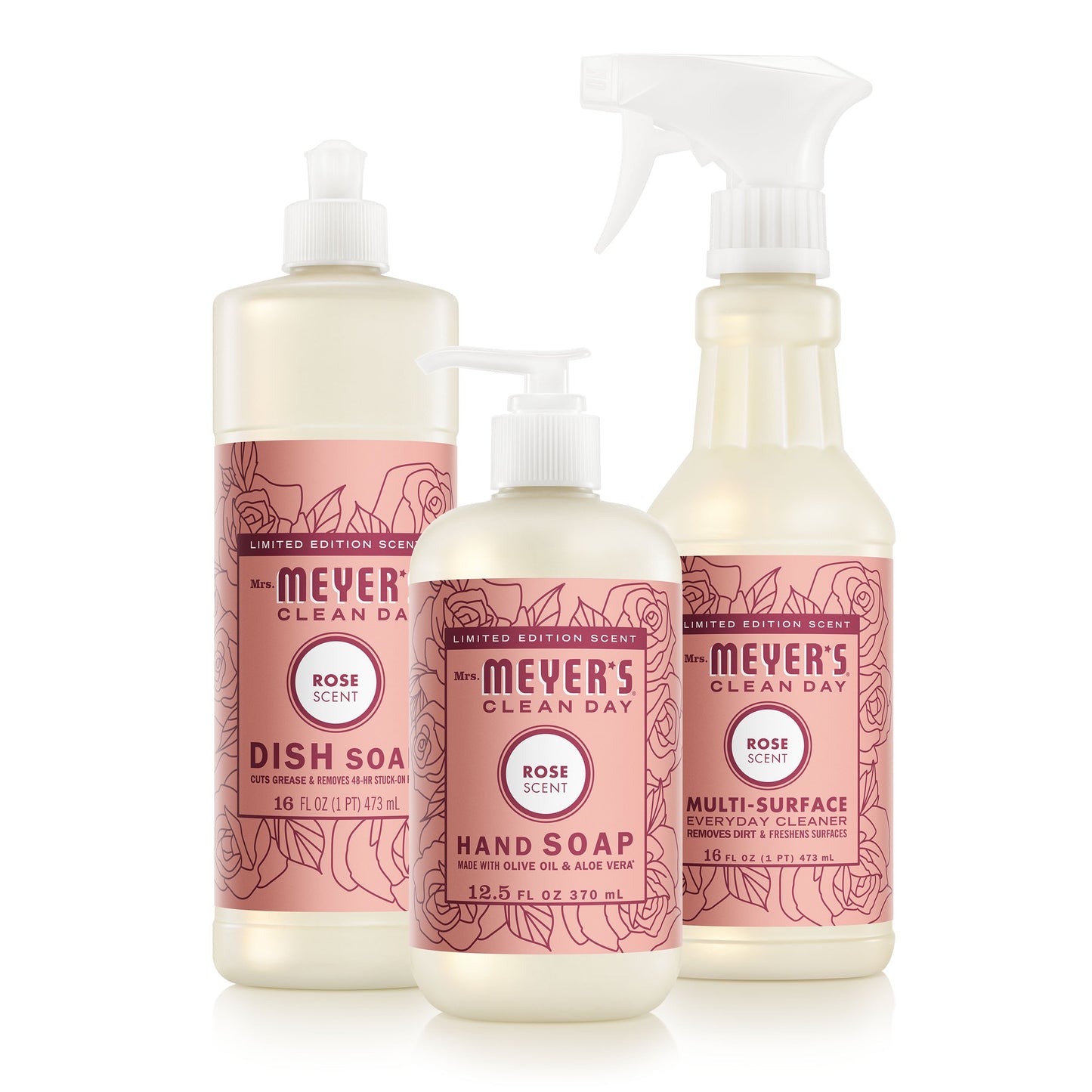 Rose Kitchen Basics Bundle | Mrs. Meyer's Clean Day