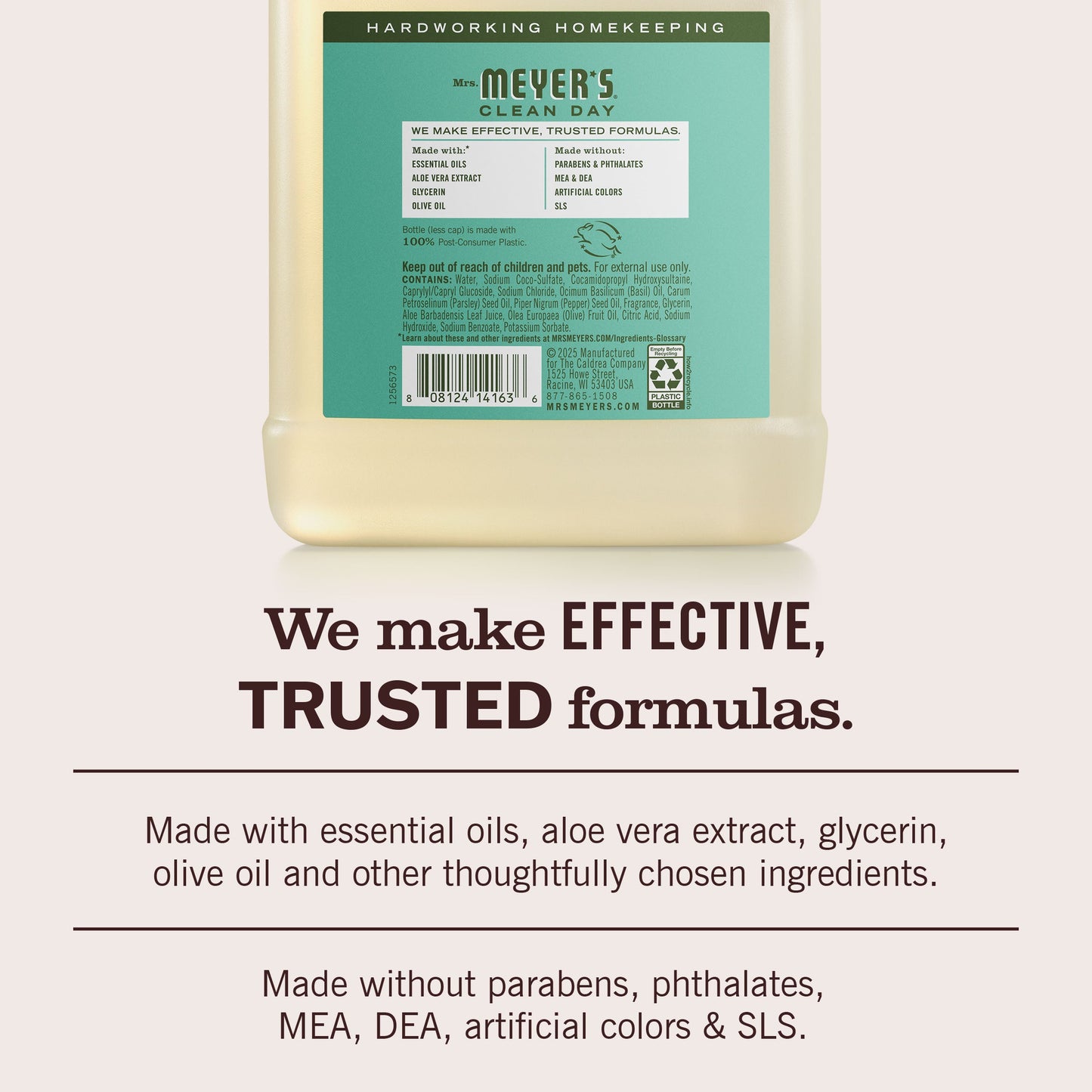 Basil Hand Care Soap Refill | Mrs. Meyer's Clean Day