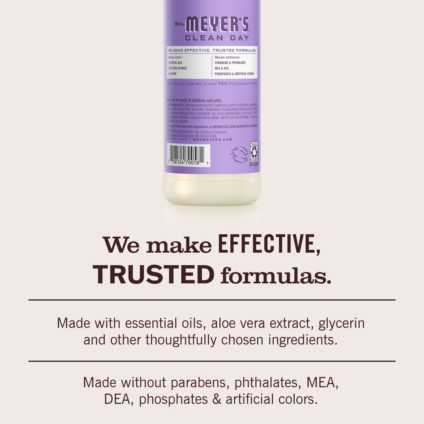 Lilac Dish Soap for Kitchen Cleanup | Mrs. Meyer's Clean Day