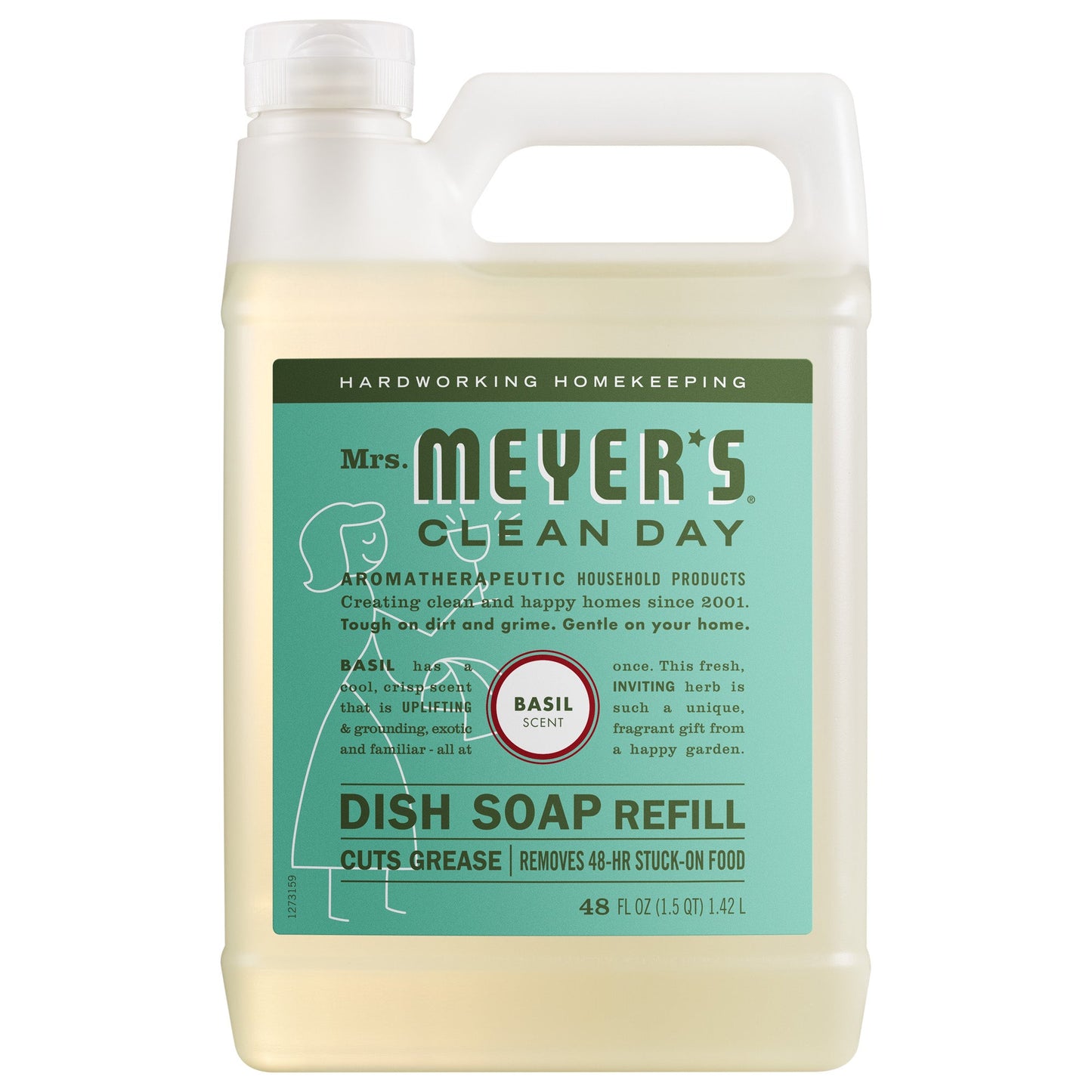 Basil Dish Soap Refill Bottle | Mrs. Meyer's Clean Day