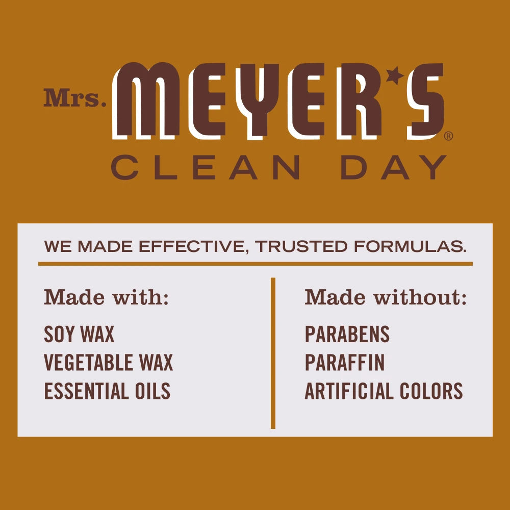 Acorn Spice Large Scented Soy Candle | Mrs. Meyer's Clean Day