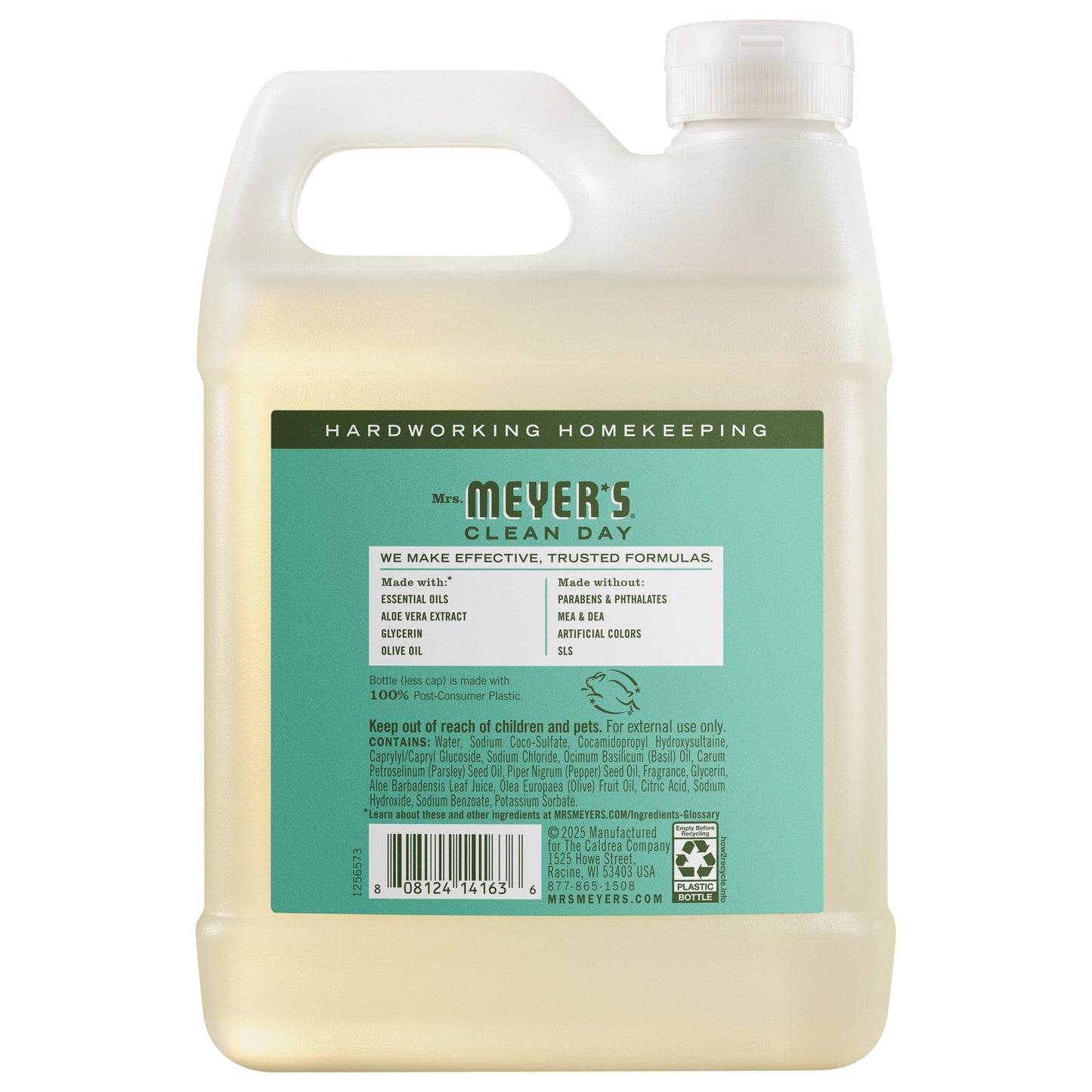 Basil Hand Care Soap Refill | Mrs. Meyer's Clean Day