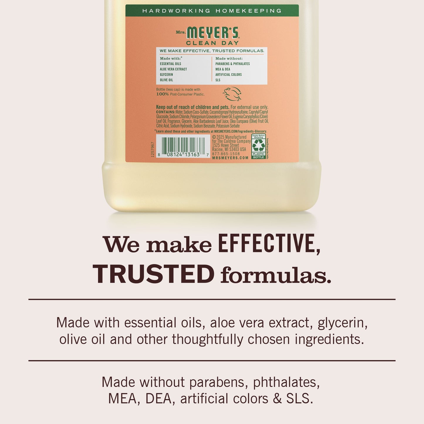 Geranium Hand Care Soap Refill | Mrs. Meyer's Clean Day