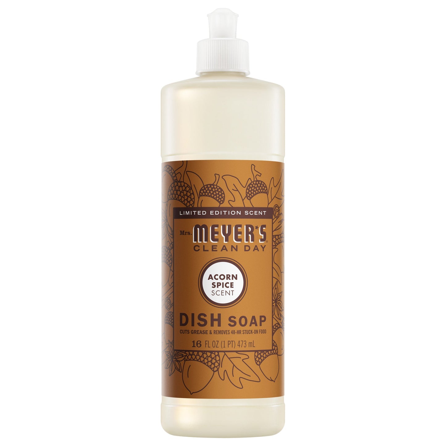 Acorn Spice Dish Soap for Kitchen Cleanup | Mrs. Meyer's Clean Day