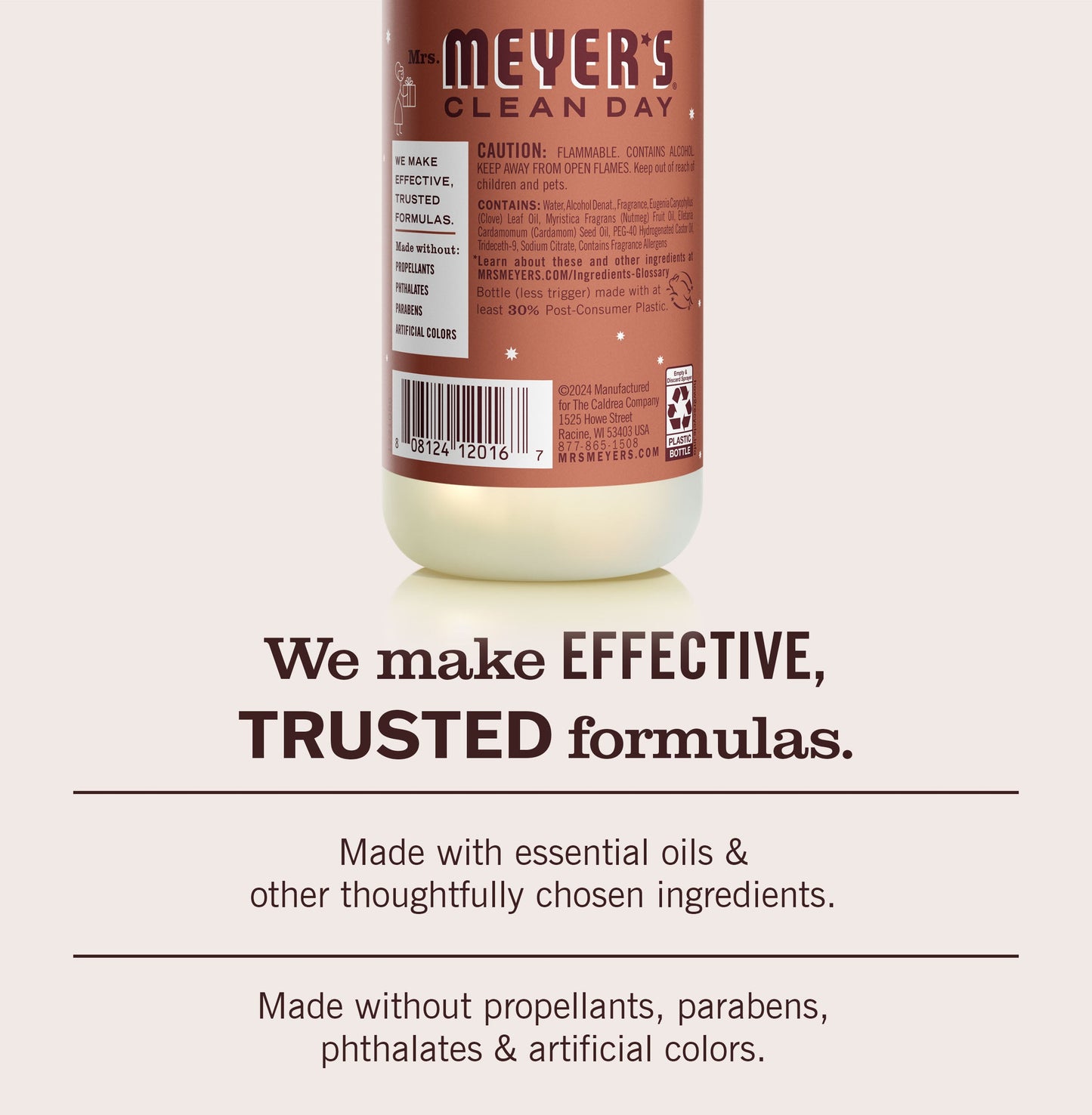 Gingerbread Non-Aerosol Freshening Room Spray | Mrs. Meyer's Clean Day